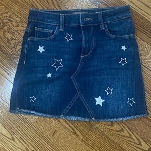DL1961 girls stars jean skirt